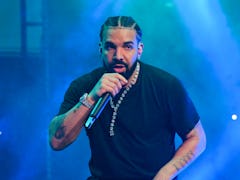 ATLANTA, GA - DECEMBER 9: Rapper Drake performs onstage during "Lil Baby & Friends Birthday Celebrat...