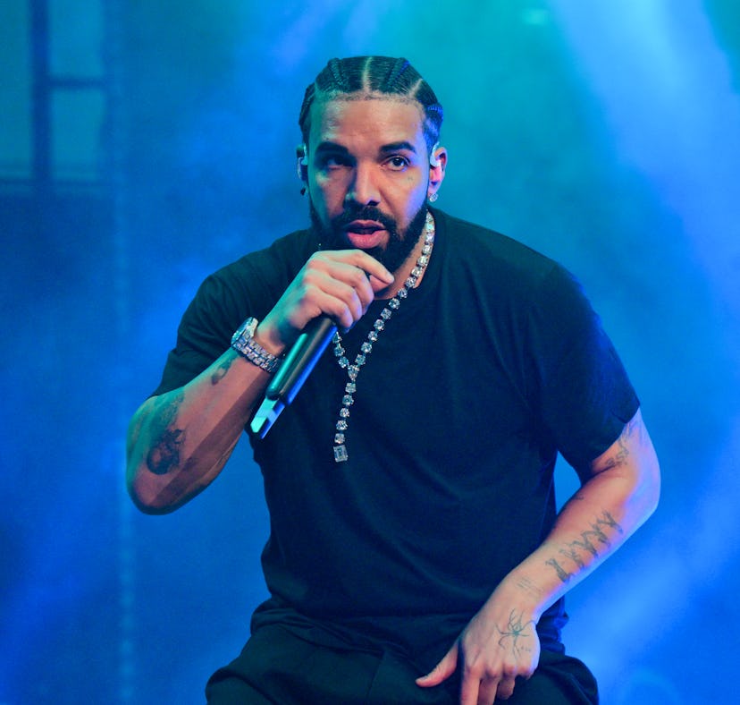 ATLANTA, GA - DECEMBER 9: Rapper Drake performs onstage during "Lil Baby & Friends Birthday Celebrat...