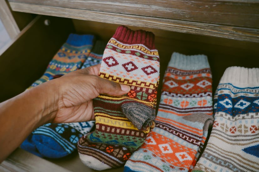 sock drawer in a list of prank ideas for April Fools' day