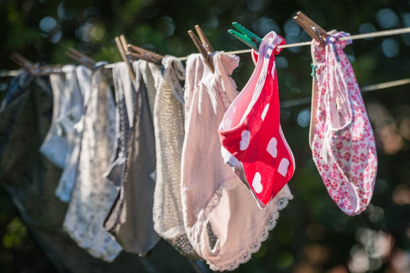 underwear on a line in a list of April Fools' Day pranks for wives