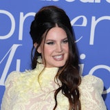 INGLEWOOD, CALIFORNIA - MARCH 01: Lana Del Rey arrives at the 2023 Billboard Women In Music at YouTu...