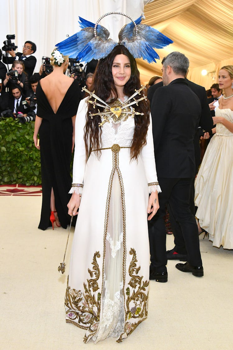 Lana Del Rey attends the Heavenly Bodies: Fashion & The Catholic Imagination Costume Institute Gala 