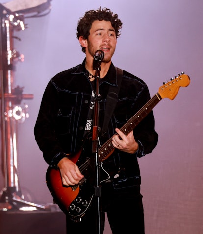 Nick Jonas sang his Miley Cyrus duet "Before the Storm" in 2023.