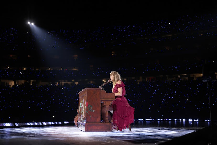 Taylor Swift performs onstage for the opening night of “Taylor Swift | The Eras Tour” at State Farm …