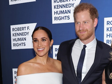 Meghan, Duchess of Sussex and Prince Harry, Duke of Sussex attend the 2022 Robert F. Kennedy Human R...