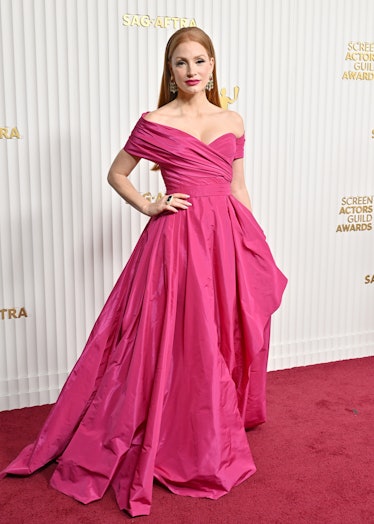 Jessica Chastain attends the 29th Annual Screen Actors Guild Awards