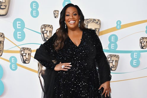 LONDON, ENGLAND - FEBRUARY 19: Alison Hammond arrives at the EE BAFTA Film Awards 2023 at The Royal ...