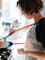 My teen cooks our family dinner at least once a week, life skills