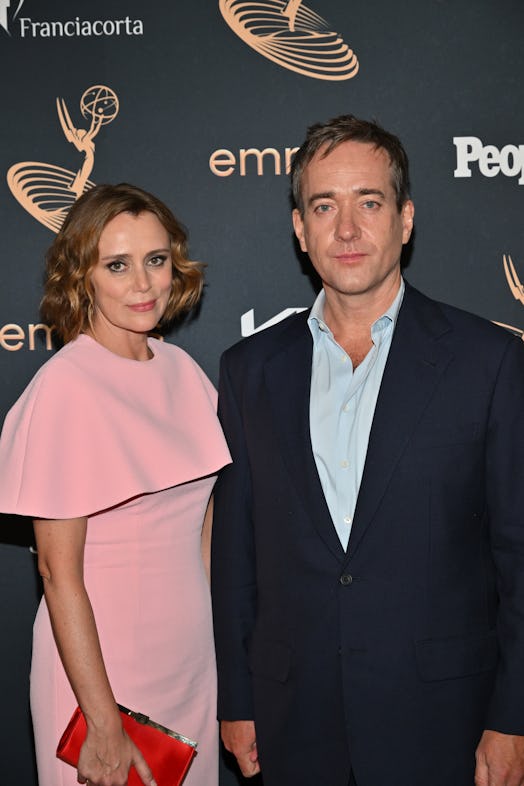 Keeley Hawes and Matthew Macfadyen arrive at the Performer Nominees Celebration hosted by The Televi...
