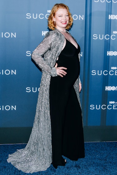 Sarah Snook at the season 4 premiere of "Succession" 