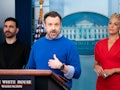 Jason Sudeikis and the cast of 'Ted Lasso' recently paid a visit to the White House