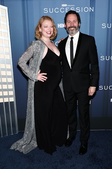 Sarah Snook and Dave Lawson attend the HBO's "Succession" Season 4 Premiere