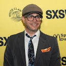 US screenwriter Damon Lindelof attends the premiere of "Mrs. Davis" at the Paramount Theatre during ...