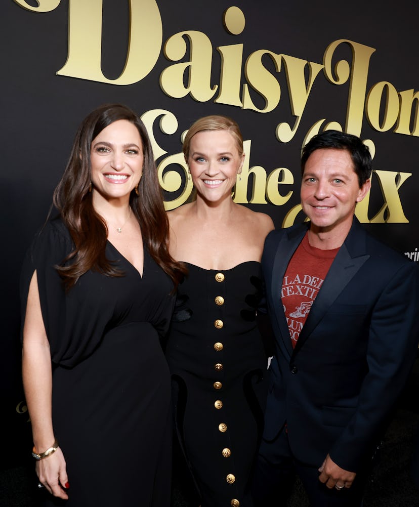 Lauren Neustadter, Reese Witherspoon, and Scott Neustadter at the 'Daisy Jones & The Six' premiere. ...