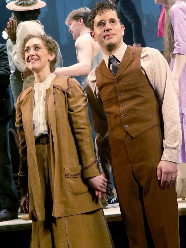 Micaela Diamond and Ben Platt at opening night of the Parade musical on Broadway.