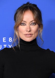 Olivia Wilde arrives at the Fashion Trust US Awards