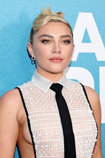 Florence Pugh showed sideboob at the "A Good Person" premiere.