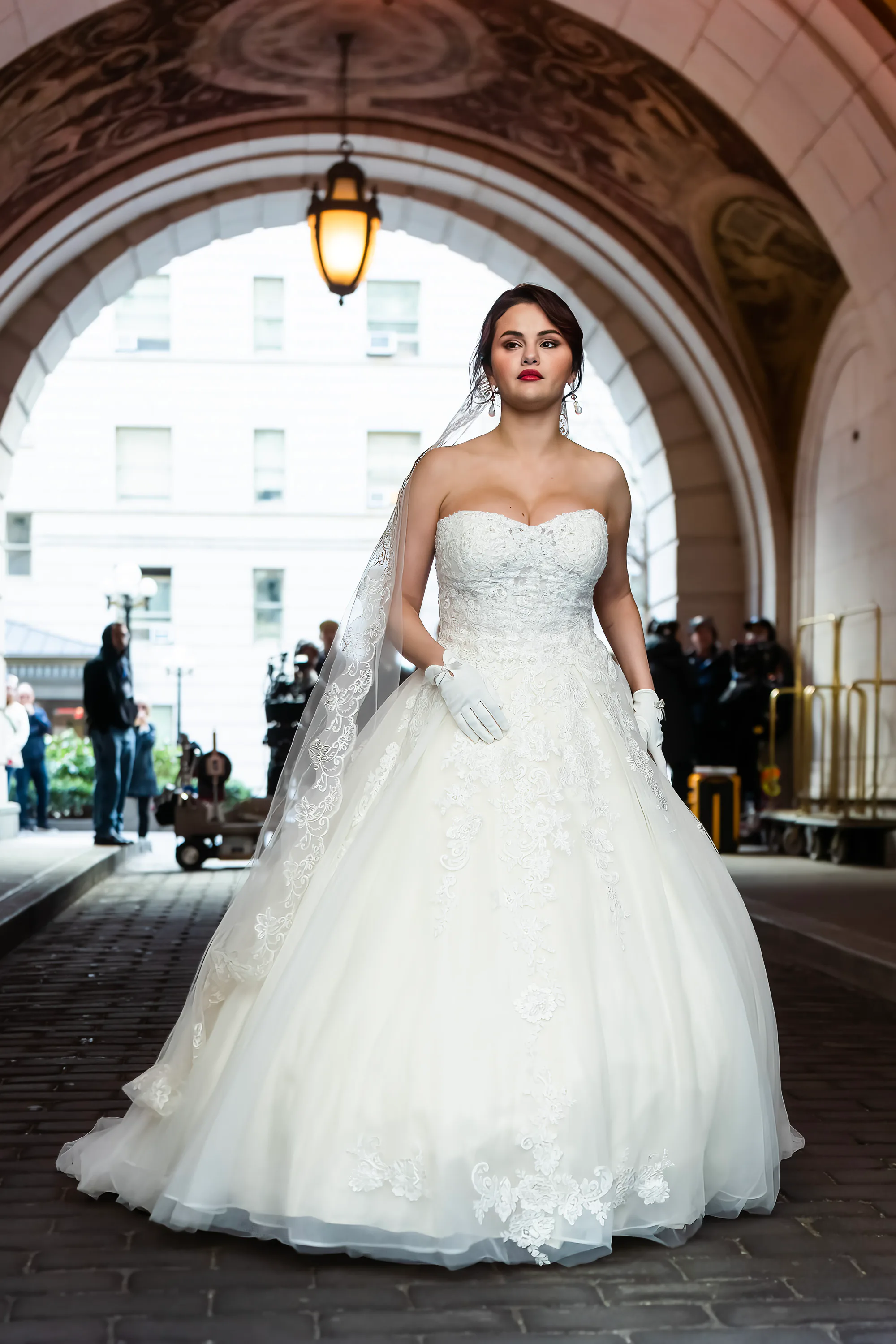 Selena Gomez's 'Bridal' Makeup Is A Bold Contrast To Her On-Screen