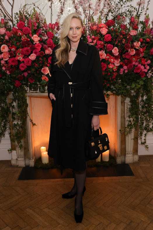 Gwendoline Christie attends a dinner to celebrate the opening of Schiaparelli 