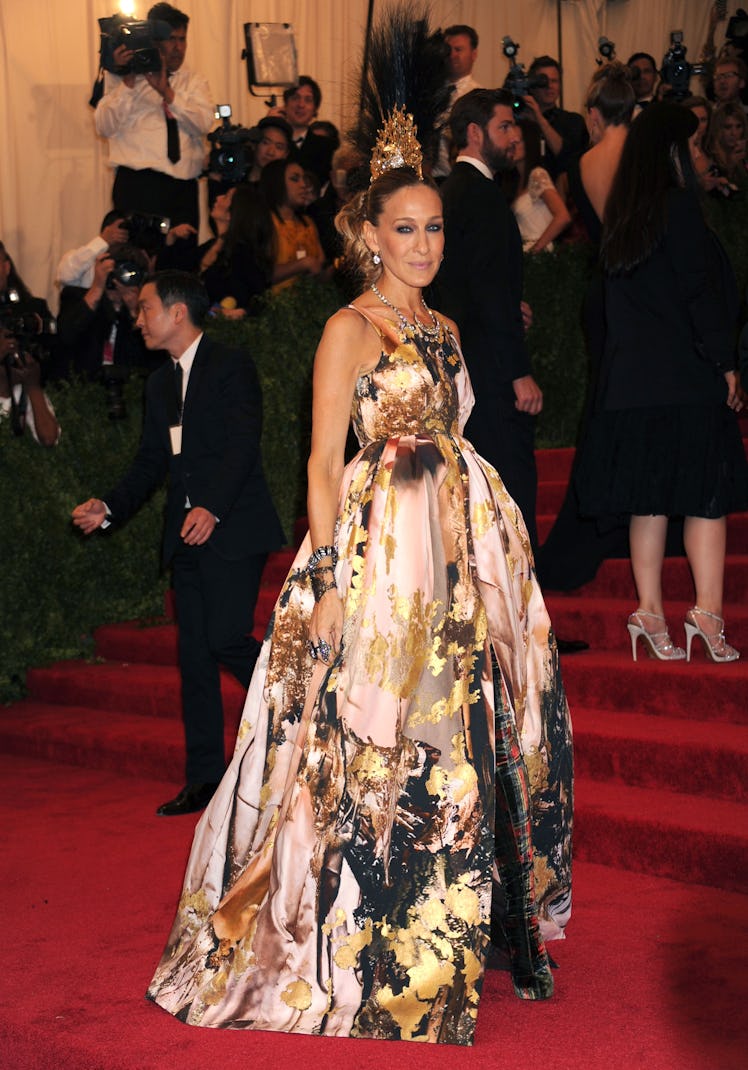 Sarah Jessica Parker attends the Costume Institute Gala for the "PUNK: Chaos to Couture" exhibition 