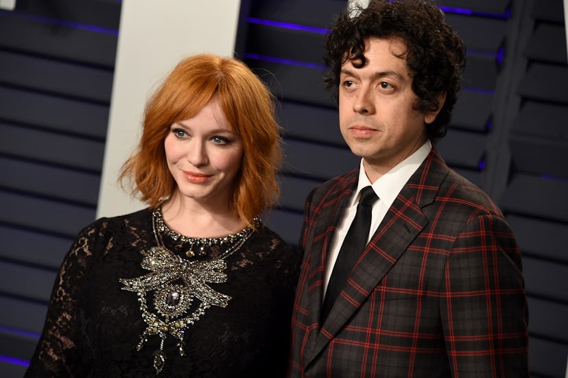 BEVERLY HILLS, CA - FEBRUARY 24:  Christina Hendricks and Geoffrey Arend attend the 2019 Vanity Fair...