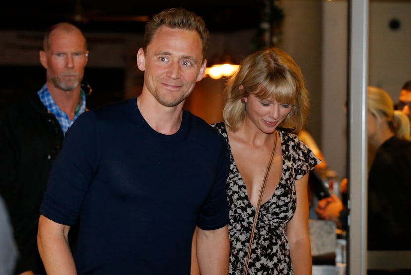 GOLD COAST, AUSTRALIA - JULY 10: (EUROPE AND AUSTRALASIA OUT) Actor Tom Hiddleston and singer Taylor...