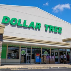 An exterior view of a Dollar Tree store
