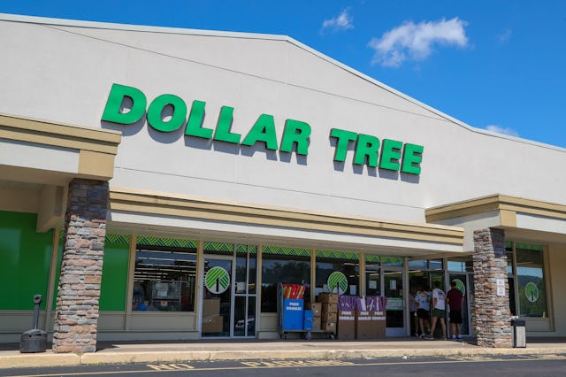 An exterior view of a Dollar Tree store