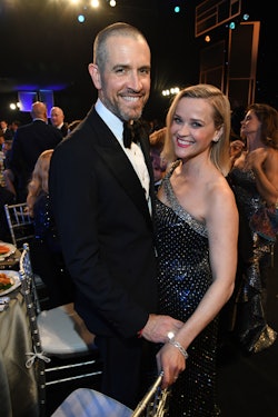 Jim Toth and Reese Witherspoon in 2020 in Los Angeles, California.