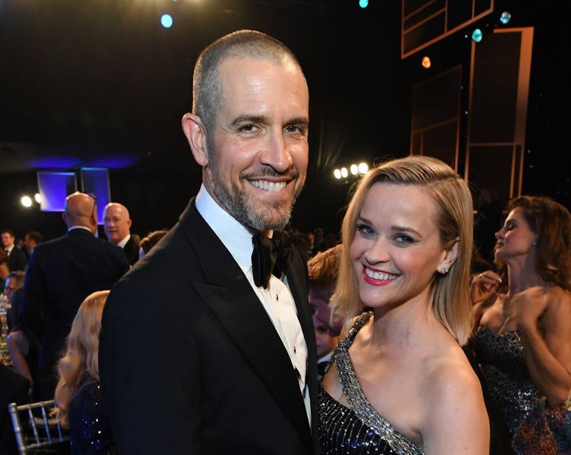 Jim Toth and Reese Witherspoon in 2020 in Los Angeles, California.