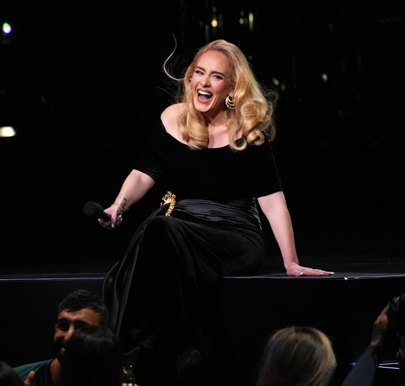 LAS VEGAS, NEVADA - NOVEMBER 18: Adele performs onstage during the "Weekends with Adele" Residency O...