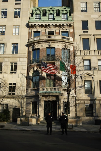 The American Irish Historical Society, one of the 'Succession' Season 4 filming locations. Photo via...