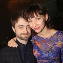Daniel Radcliffe and girlfriend Erin Darke pose at the opening night after party for the new hit pla...