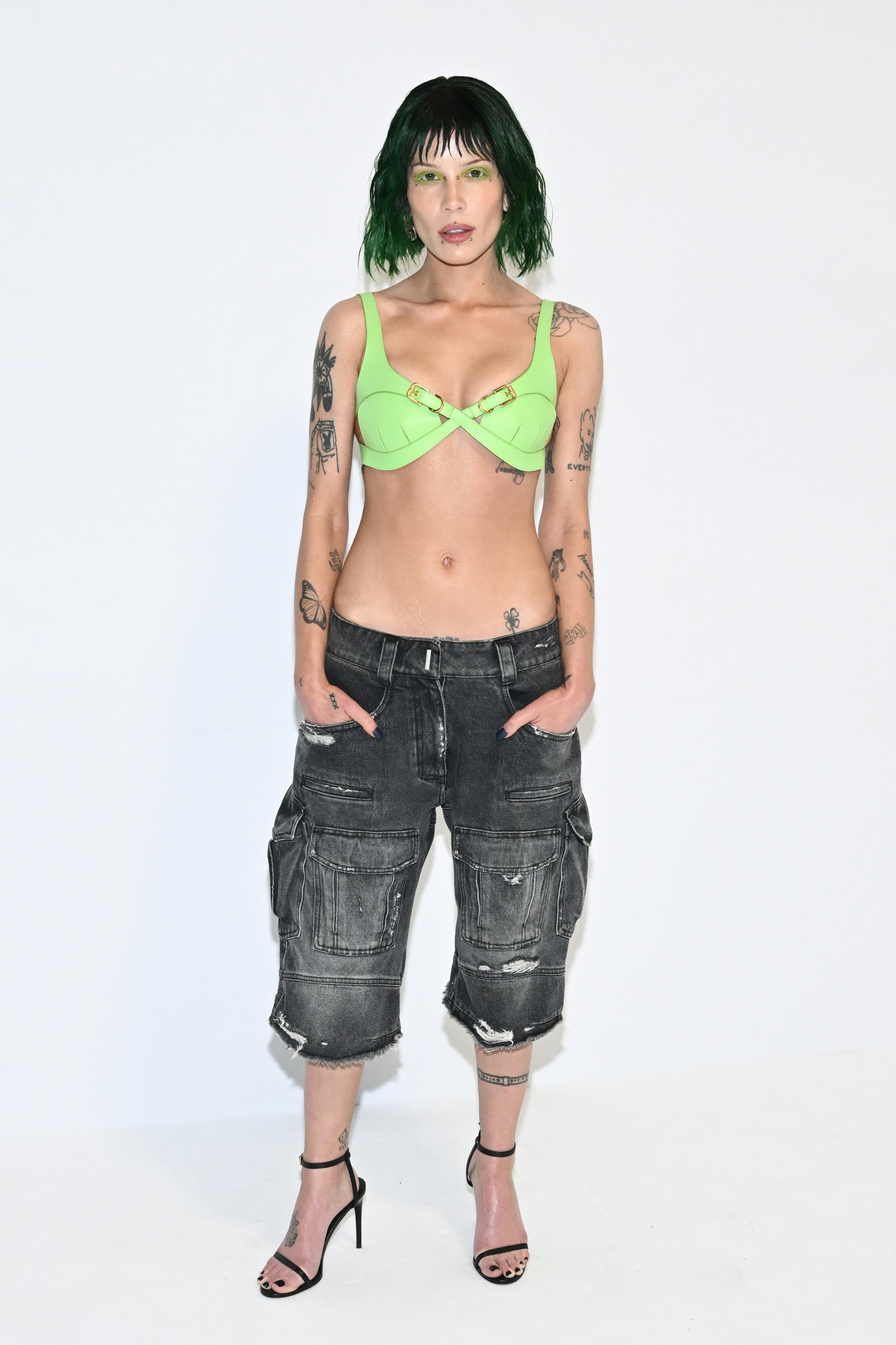 Halsey attended the  Givenchy Womenswear Fall Winter 2023-2024 show.