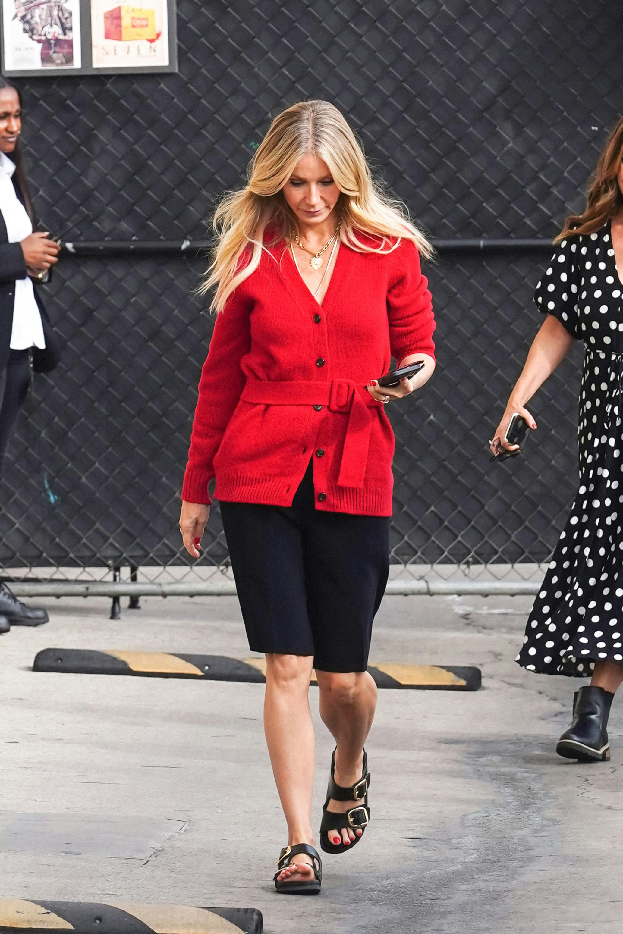 LOS ANGELES, CA - OCTOBER 31: Gwyneth Paltrow is seen arriving at &lsquo;Jimmy Kimmel Live&rsquo; Show on Octobe&hellip;