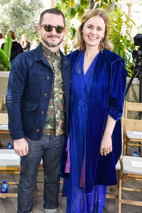 SAN MARINO, CALIFORNIA - FEBRUARY 05: Elijah Wood and Mette-Marie Kongsved attend Rodarte FW19 Fashi...