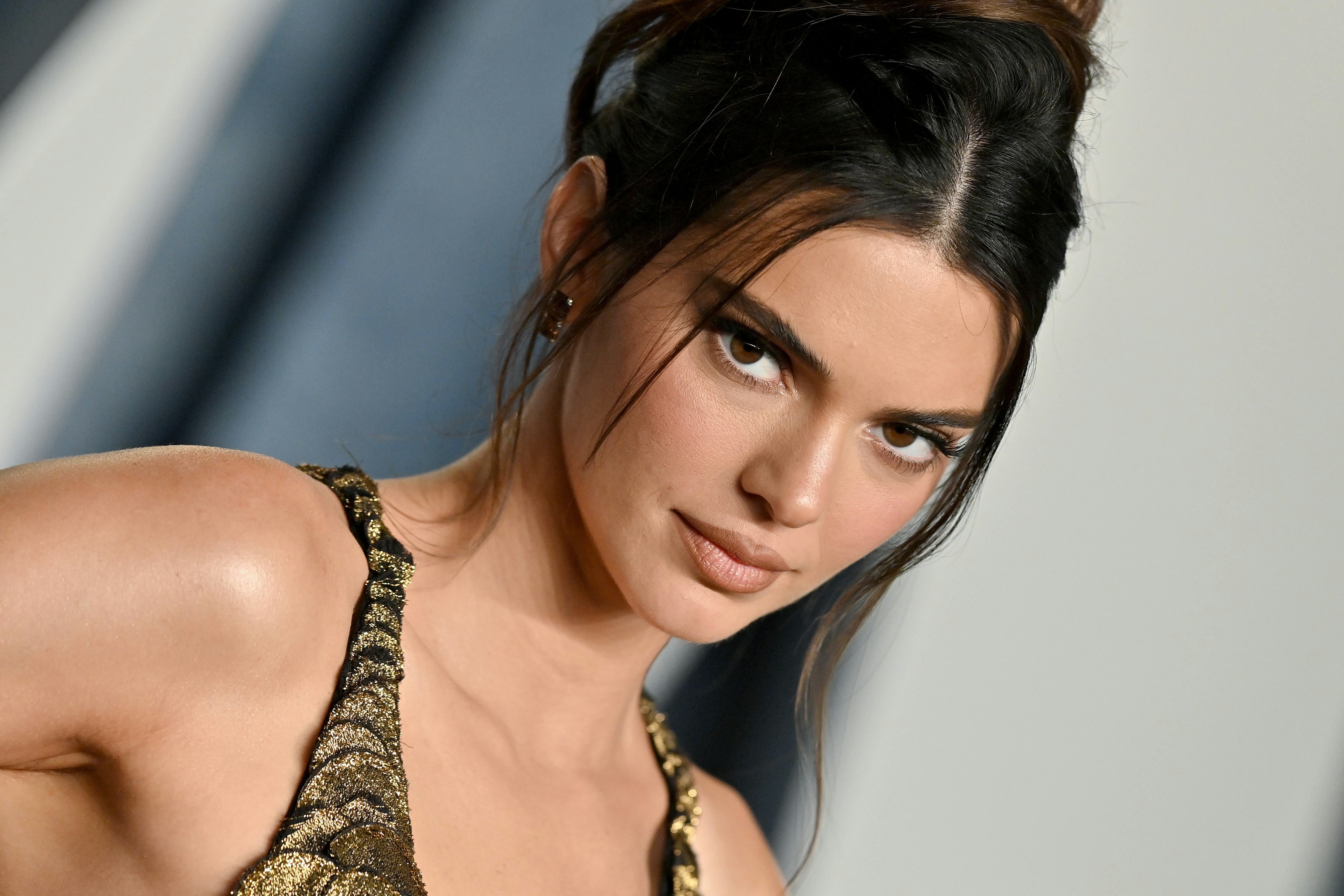 Kendall Jenner Freed The Nipple In Daring See-Through T-Shirt Dress ...