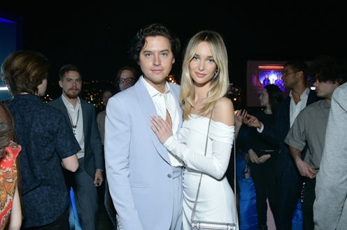 WEST HOLLYWOOD, CALIFORNIA - MARCH 23: Cole Sprouse and Ari Fournier attend the special screening of...