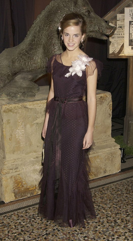 Emma Watson attends the party for the UK premiere of "Harry Potter And The Prisoner Of Azkaban" at L...