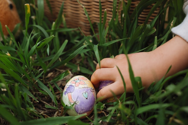 when setting up an easter egg hunt for toddlers, hide the eggs in obvious spots so that they can fin...