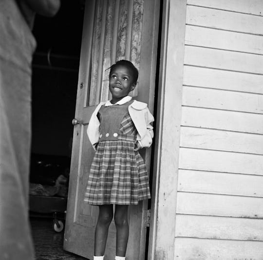 Ruby Nell Bridges at age 6, was the first African American child to attend William Franz Elementary ...