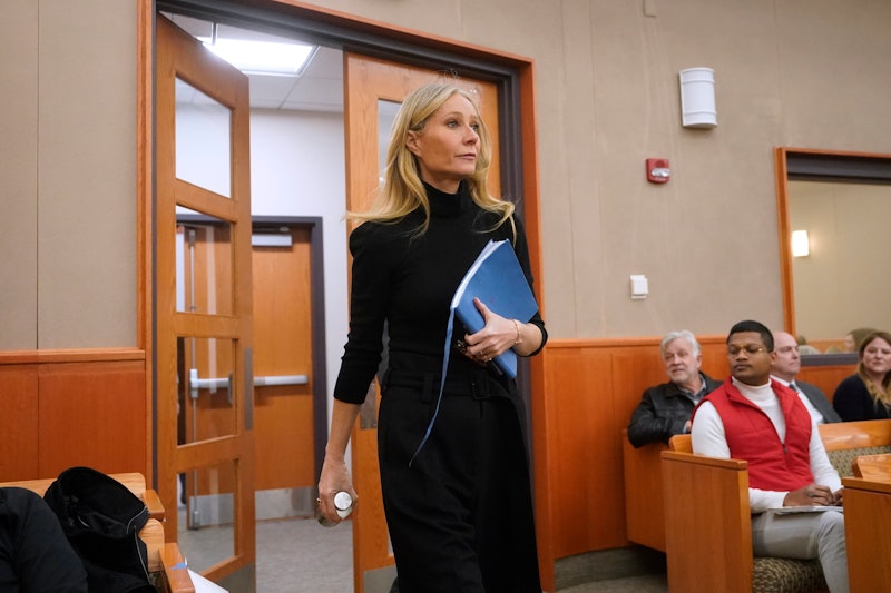PARK CITY, UTAH - MARCH 29:  Actor Gwyneth Paltrow enters court during her civil trial over a collis...
