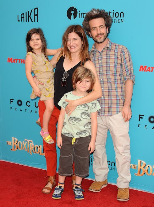 UNIVERSAL CITY, CA - SEPTEMBER 21: Actress Kathryn Hahn, husband Ethan Sandler and children attend t...