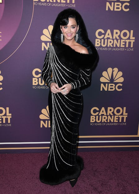LOS ANGELES, CALIFORNIA - MARCH 02: Katy Perry arrives at the NBC's "Carol Burnett: 90 Years Of Laug...