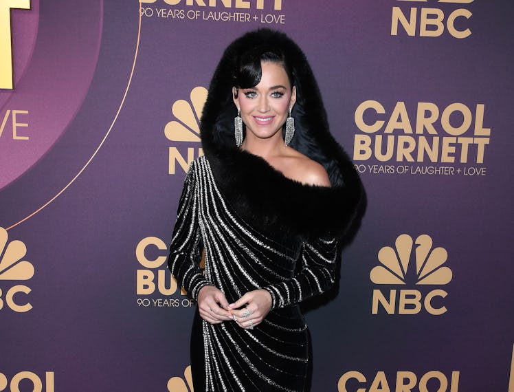 LOS ANGELES, CALIFORNIA - MARCH 02: Katy Perry arrives at the NBC's "Carol Burnett: 90 Years Of Laug...