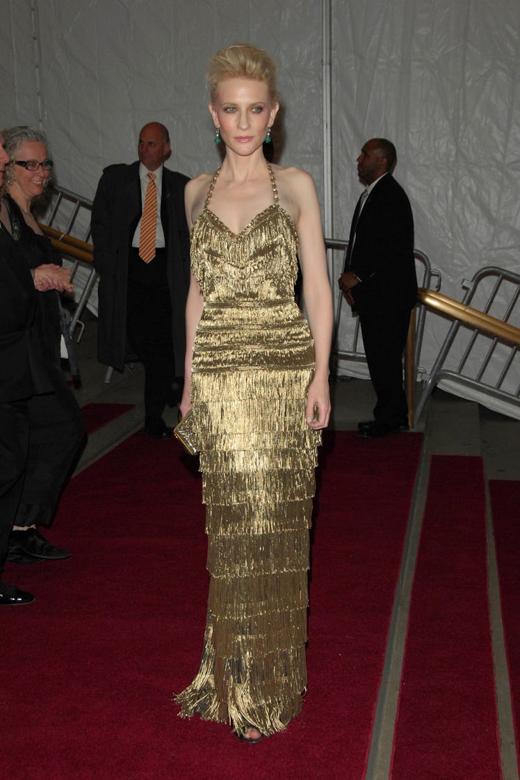 Cate Blanchett attends The COSTUME INSTITUTE Gala in honor of "POIRET: KING OF FASHION