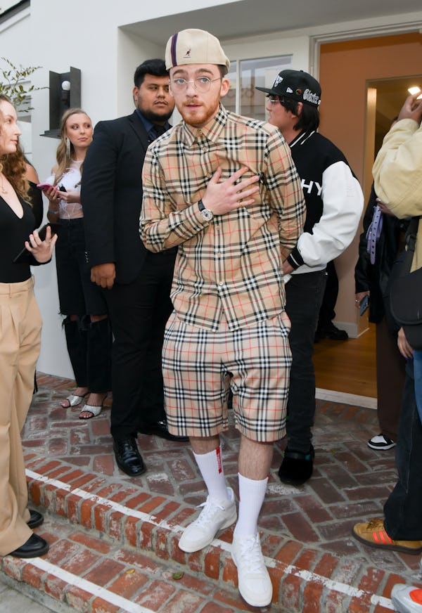 LOS ANGELES, CALIFORNIA - MARCH 03: Angus Cloud attends the REVOLVE Social Club Grand Re-Opening at …