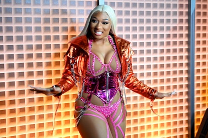 Megan Thee Stallion attended the BET Awards 2021. 