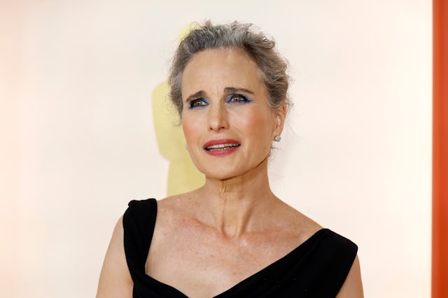 Andie MacDowell attends the 95th Annual Academy Awards on March 12, 2023 in Hollywood, California.