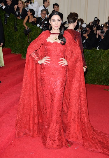Monica Bellucci attends the "Charles James: Beyond Fashion" Costume Institute Gala